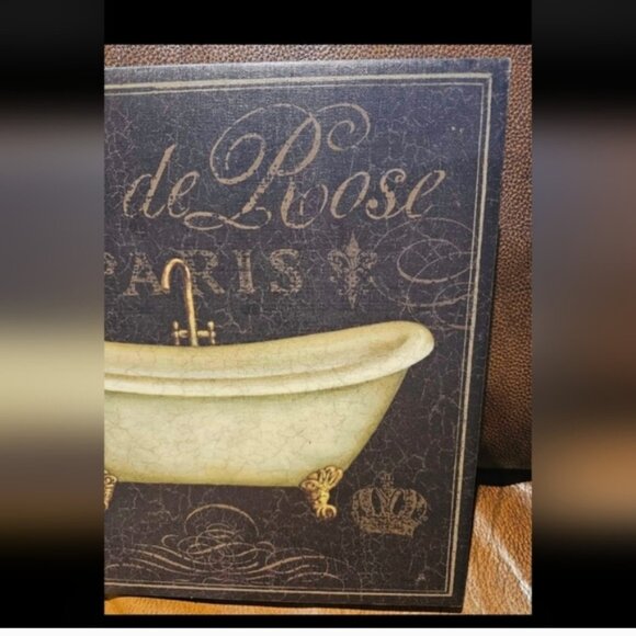 Canvas Luxury Bath " Bain De Luxe II " by Daphne Brissonnet House of Hampton - Picture 5 of 8